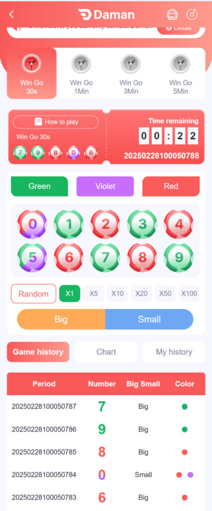 Introduction to “Win Go” gameplay in Daman Game App: Enjoy lottery fun插图4